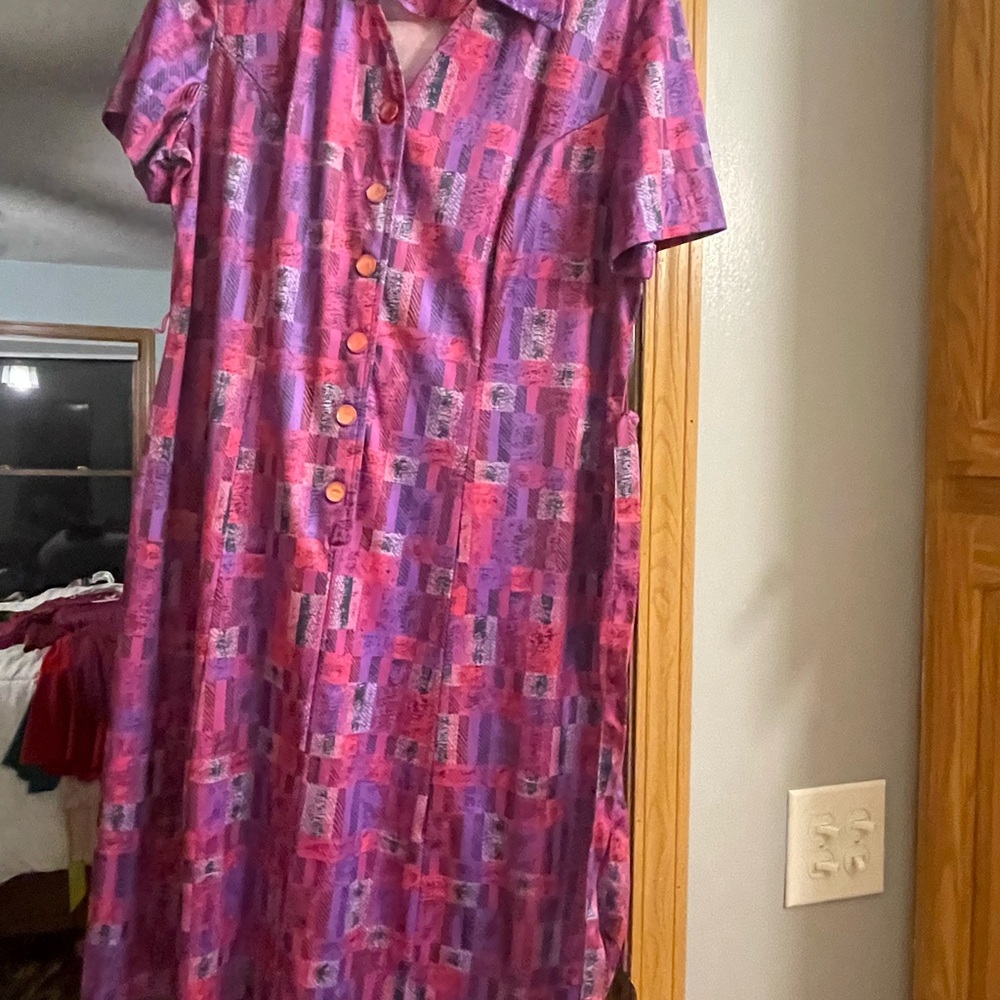 Ford Purple and Pink Patterned Fabric